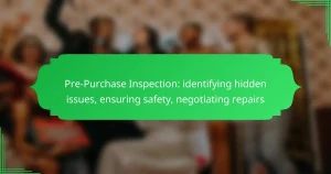 Pre-Purchase Inspection: identifying hidden issues, ensuring safety, negotiating repairs